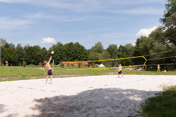 Beach-Volley-Ball in Drachselsried Bayern